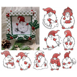 Stickserie - Winter Gnomes